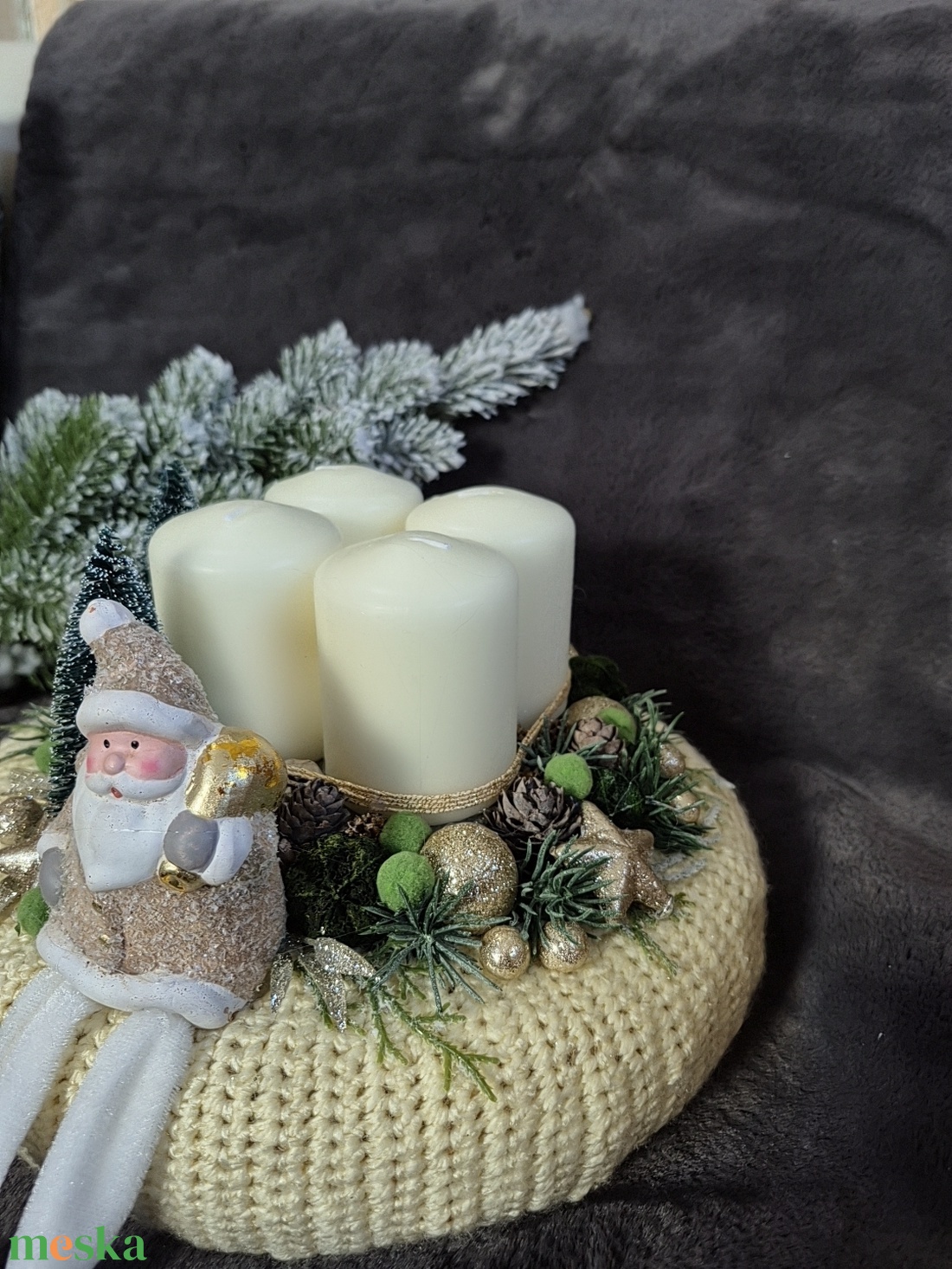 Adventi koszorú  - karácsony - adventi díszek - adventi koszorú - Meska.hu Adventi koszorú  - karácsony - adventi díszek - adventi koszorú - Meska.hu