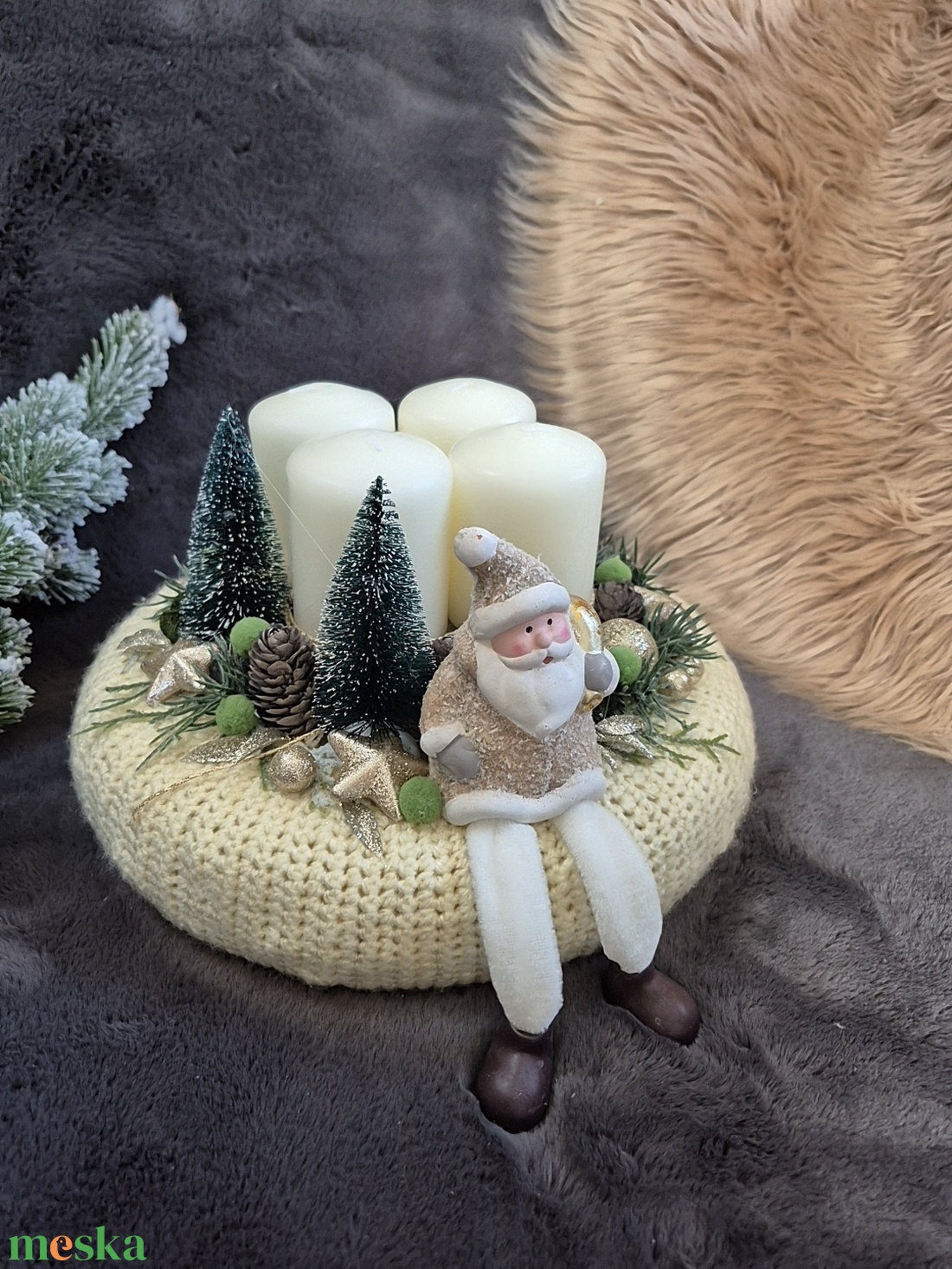 Adventi koszorú  - karácsony - adventi díszek - adventi koszorú - Meska.hu Adventi koszorú  - karácsony - adventi díszek - adventi koszorú - Meska.hu