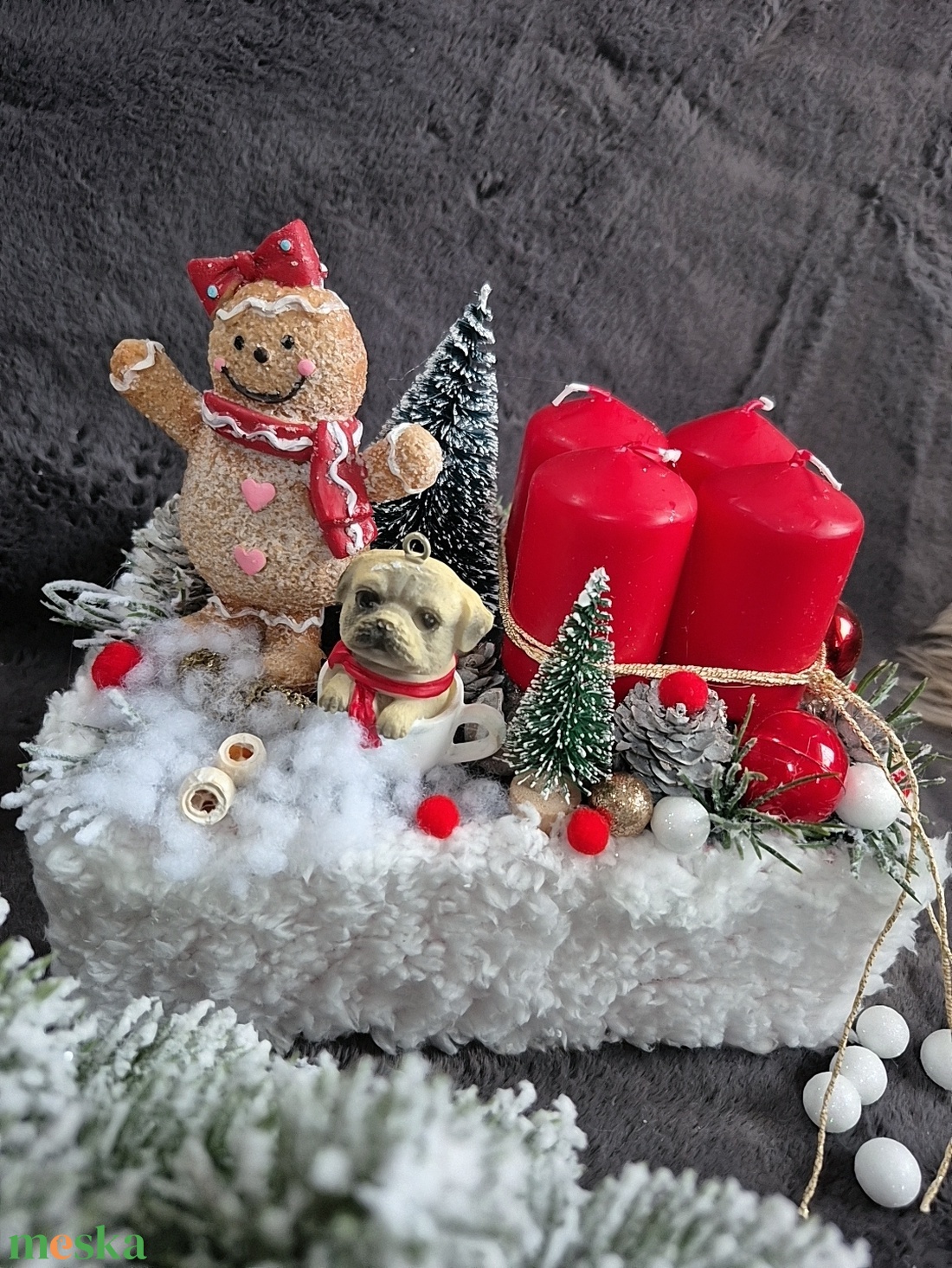 Adventi box - karácsony - adventi díszek - adventi asztaldísz - Meska.hu