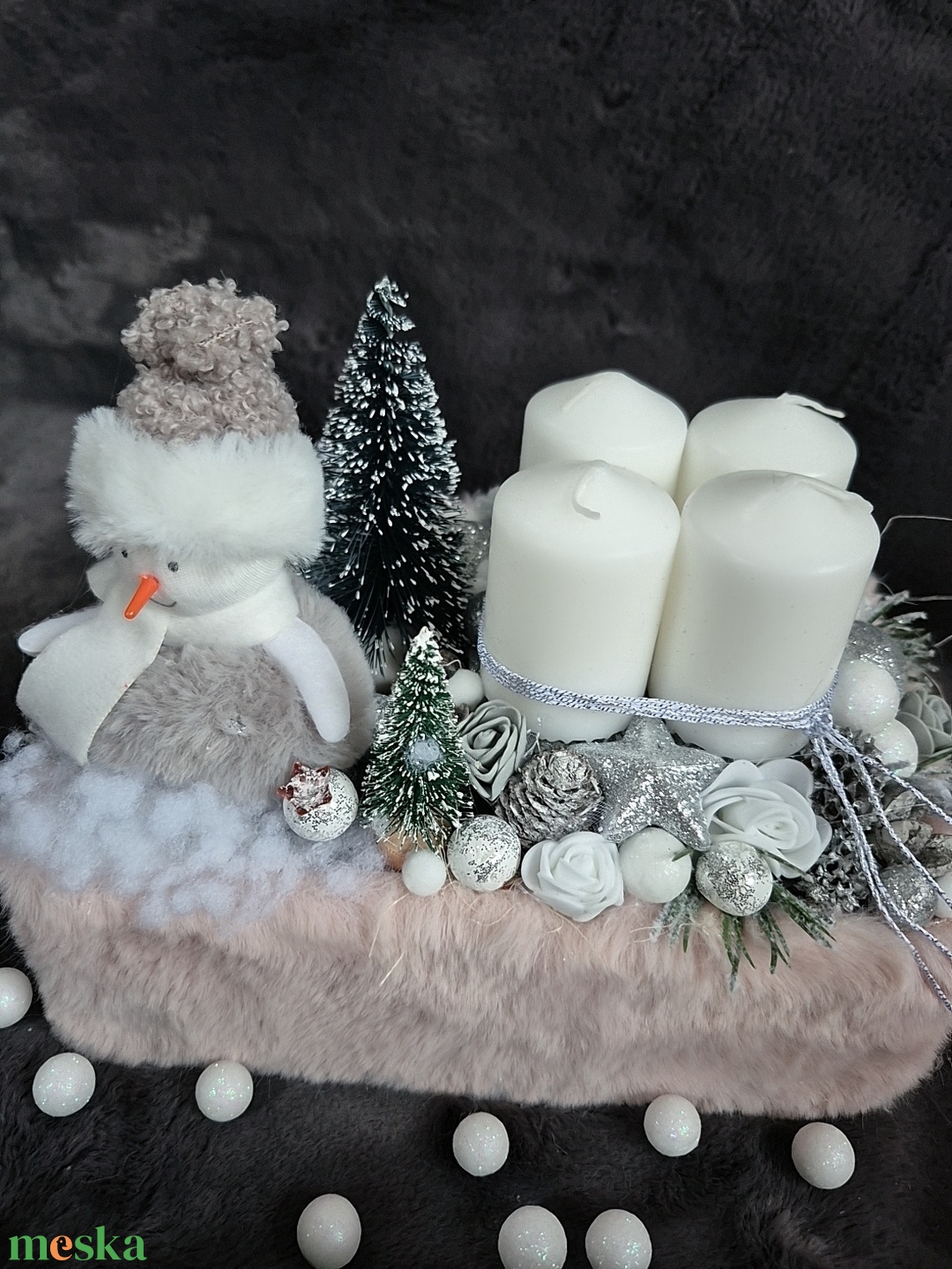 Adventi box  - karácsony - adventi díszek - adventi koszorú - Meska.hu