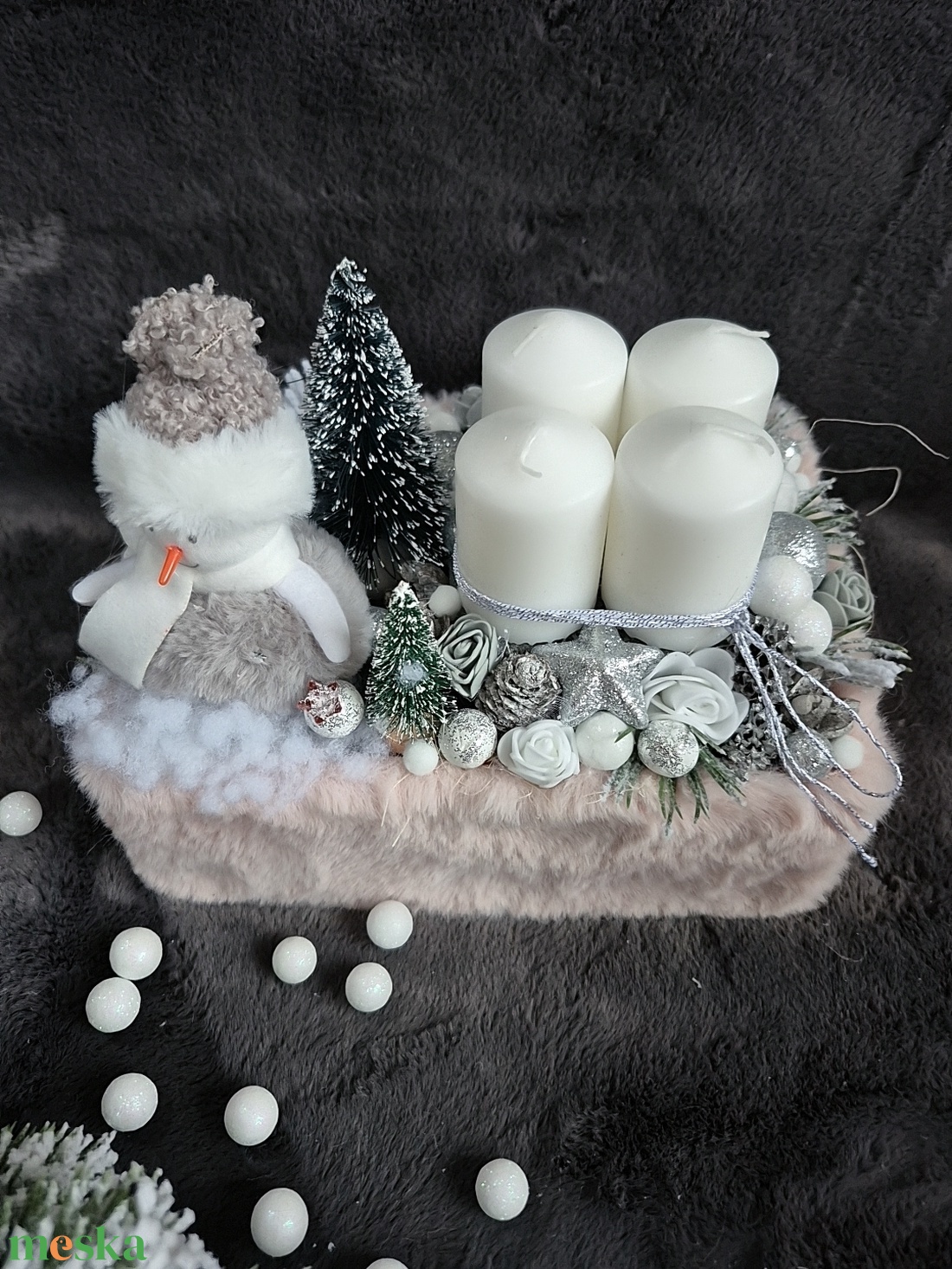 Adventi box  - karácsony - adventi díszek - adventi koszorú - Meska.hu