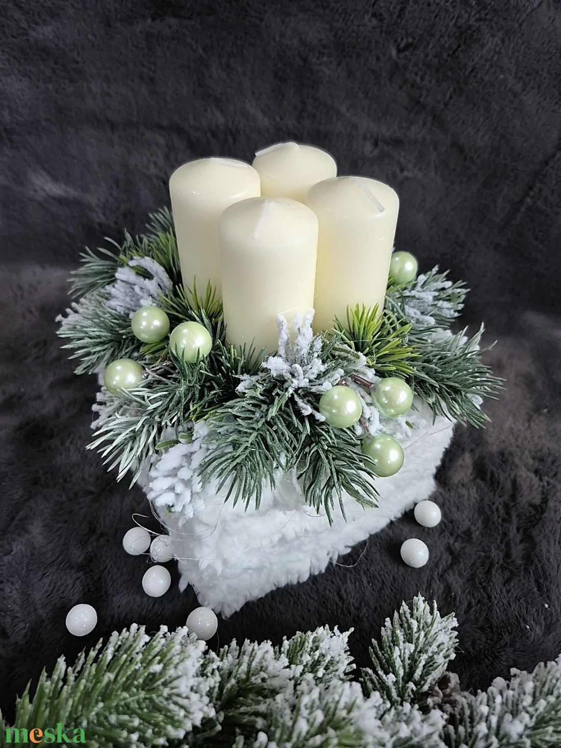 Adventi box  - karácsony - adventi díszek - adventi koszorú - Meska.hu