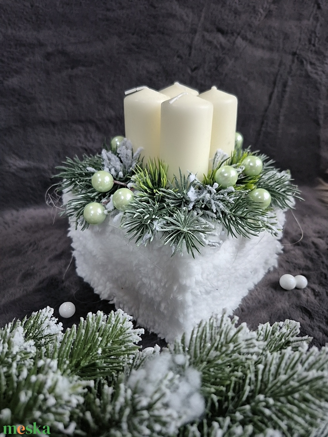 Adventi box  - karácsony - adventi díszek - adventi koszorú - Meska.hu