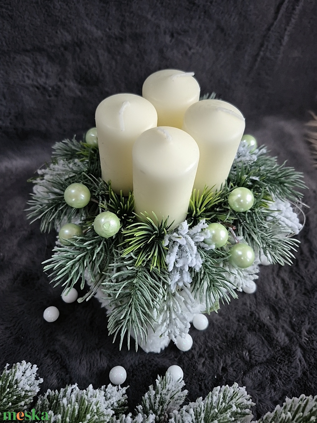 Adventi box  - karácsony - adventi díszek - adventi koszorú - Meska.hu