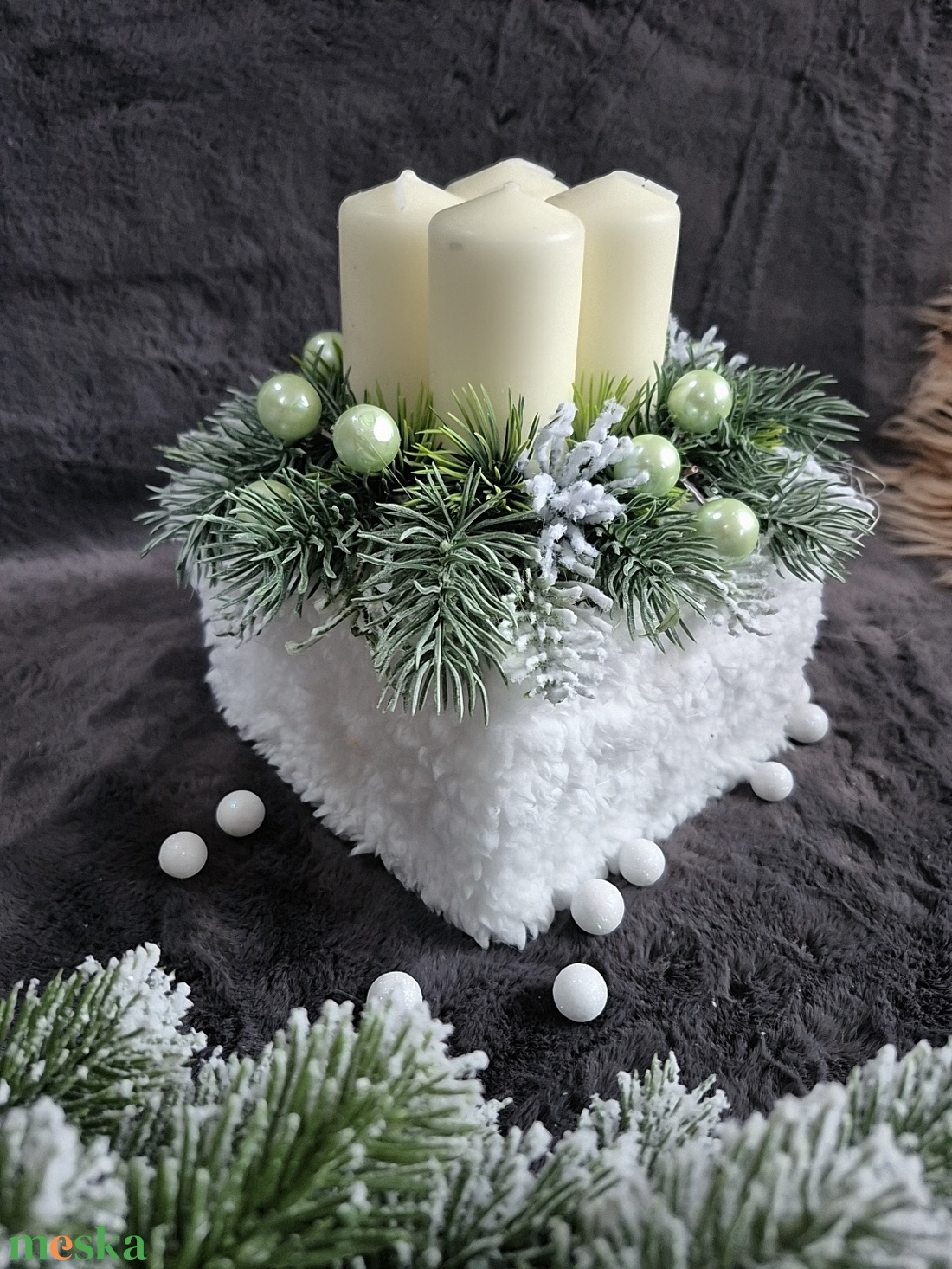 Adventi box  - karácsony - adventi díszek - adventi koszorú - Meska.hu