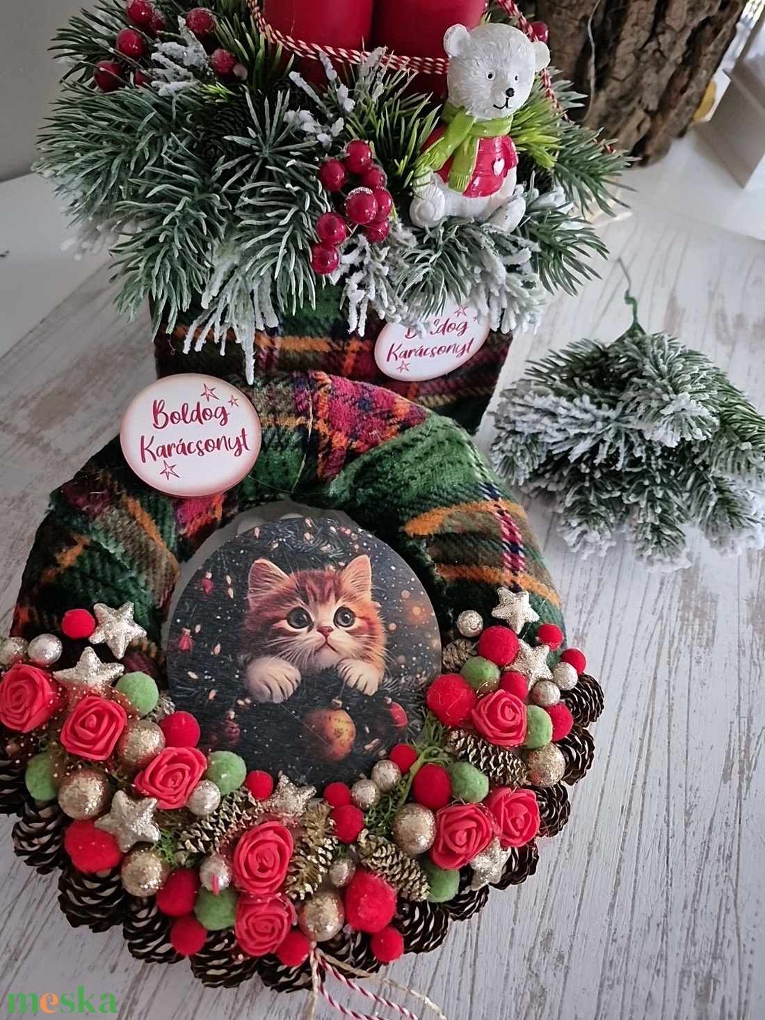 Kopogtató  - otthon & életmód - dekoráció - ajtó- és ablak dekoráció - ajtódísz & kopogtató - Meska.hu