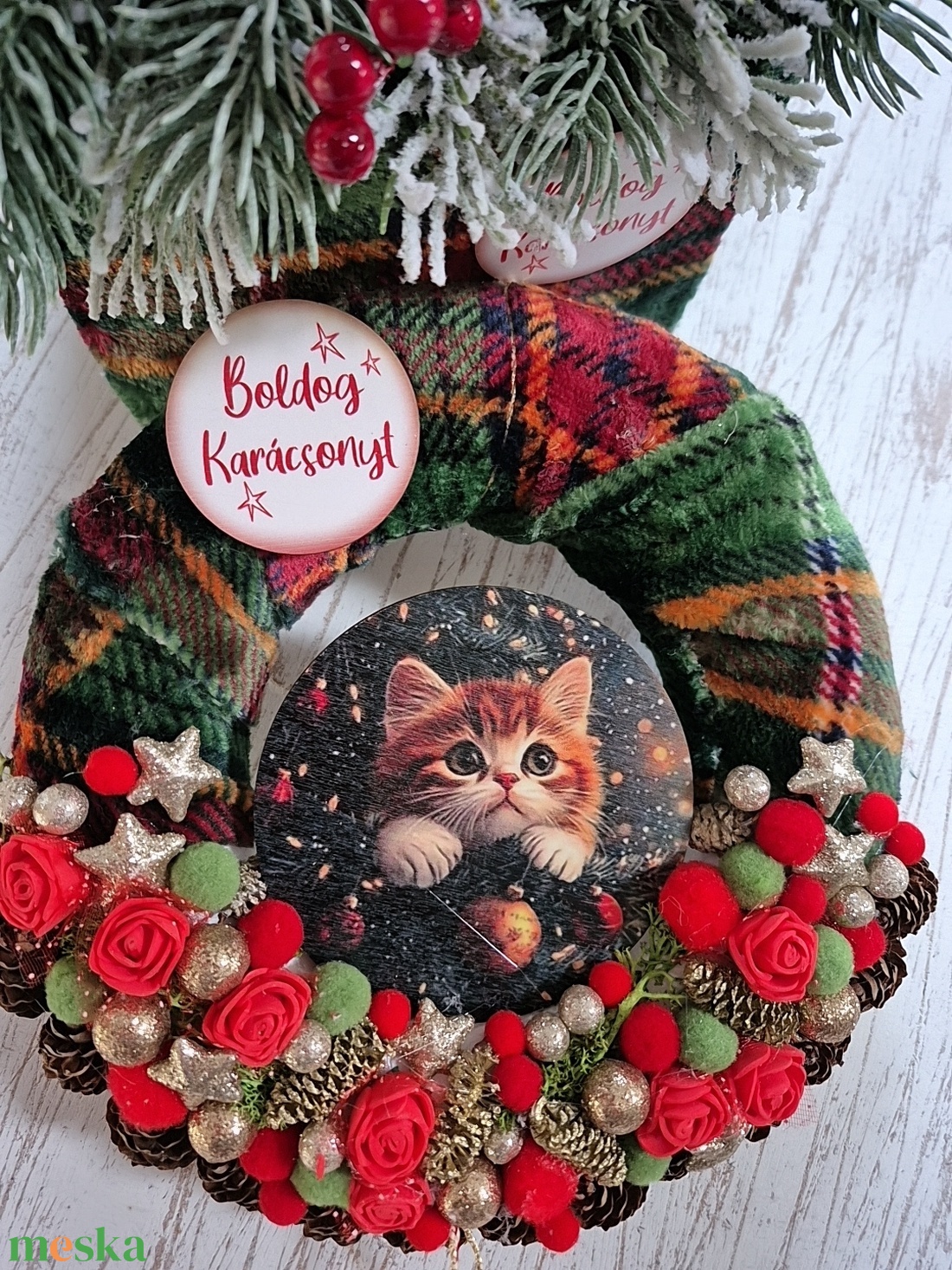 Kopogtató  - otthon & életmód - dekoráció - ajtó- és ablak dekoráció - ajtódísz & kopogtató - Meska.hu