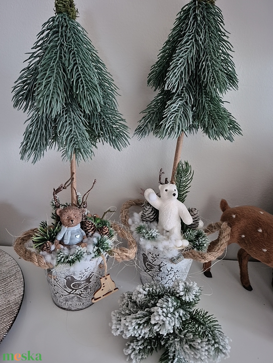 Karácsonyi dekoráció  - karácsony - karácsonyi lakásdekoráció - karácsonyfa szoknya, karácsonyfa alátét - Meska.hu