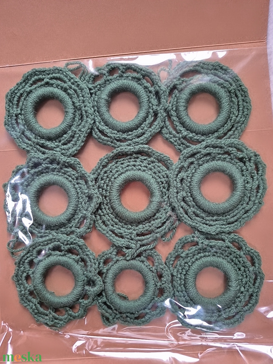 Horgolt karácsonyfa díszek csomagban  - karácsony - karácsonyi lakásdekoráció - karácsonyfadíszek - Meska.hu