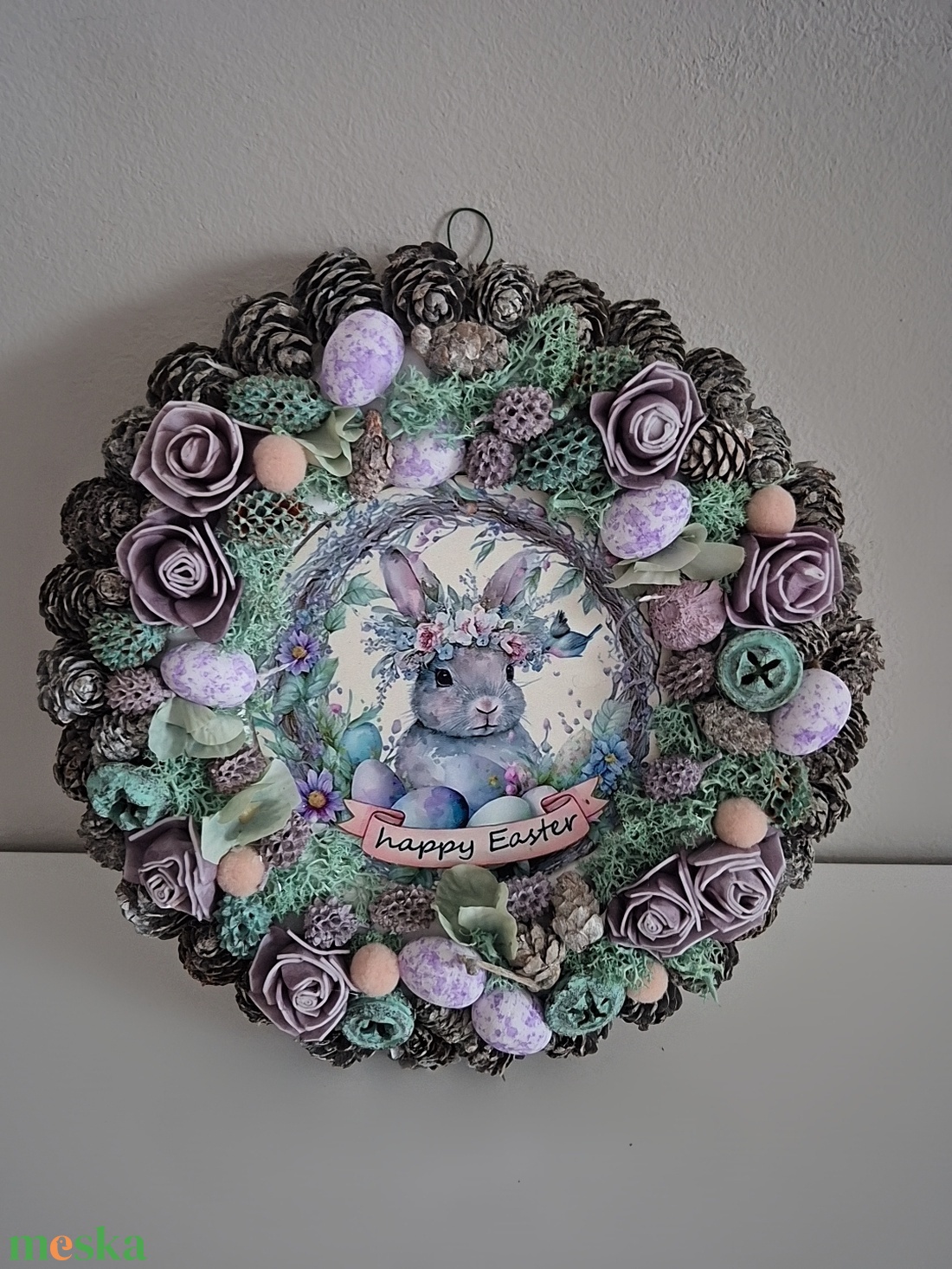 Húsvéti asztaldísz  - otthon & életmód - dekoráció - ajtó- és ablak dekoráció - ajtódísz & kopogtató - Meska.hu