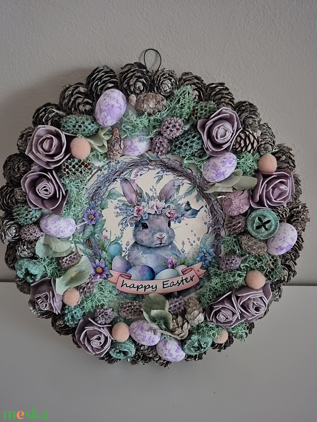 Húsvéti asztaldísz  - otthon & életmód - dekoráció - ajtó- és ablak dekoráció - ajtódísz & kopogtató - Meska.hu