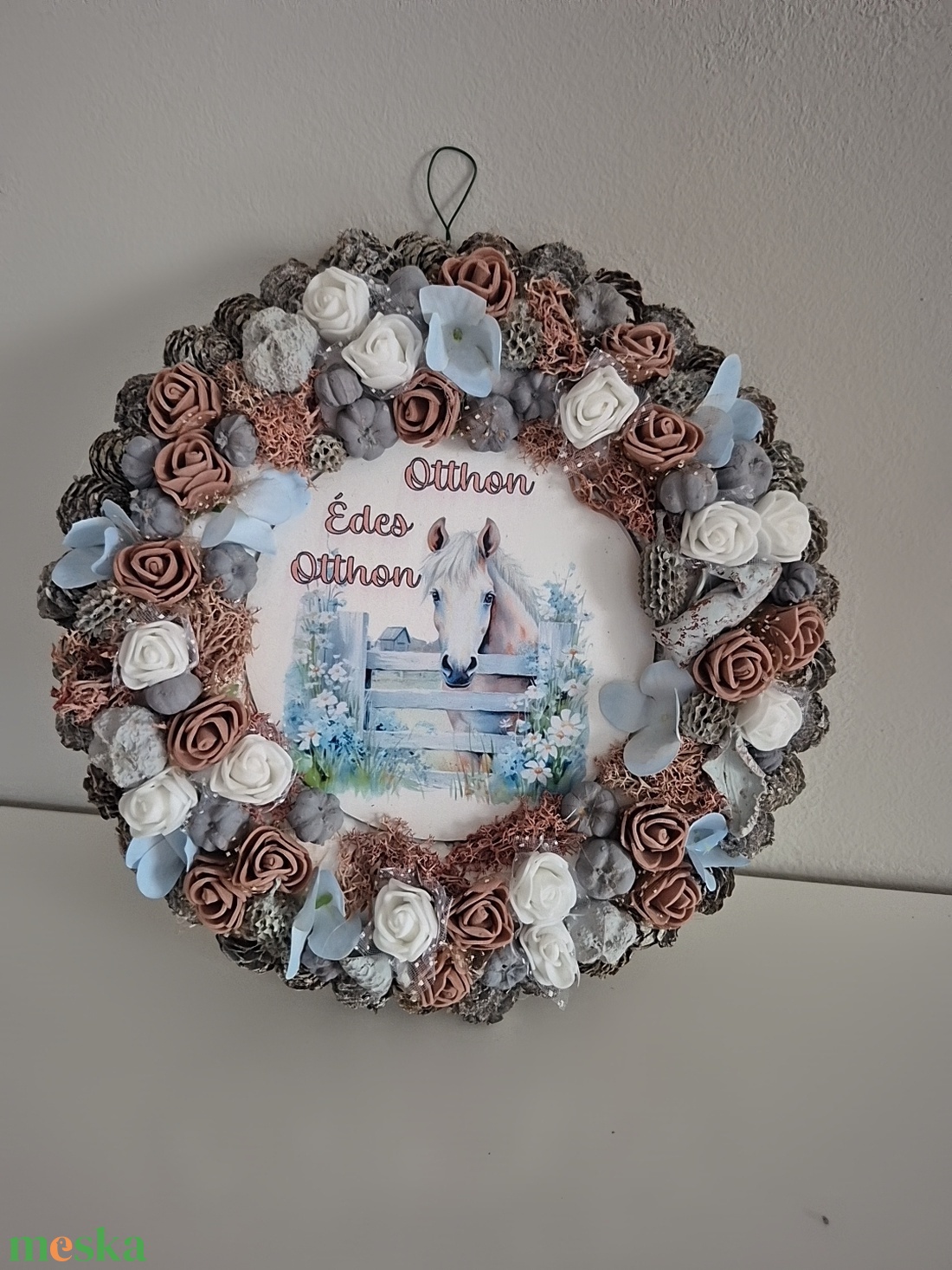 Édes otthon kopogtató  - otthon & életmód - dekoráció - ajtó- és ablak dekoráció - ajtódísz & kopogtató - Meska.hu