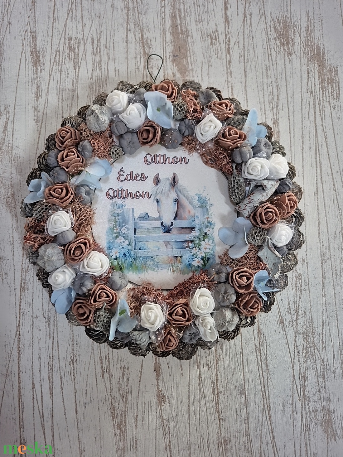 Édes otthon kopogtató  - otthon & életmód - dekoráció - ajtó- és ablak dekoráció - ajtódísz & kopogtató - Meska.hu