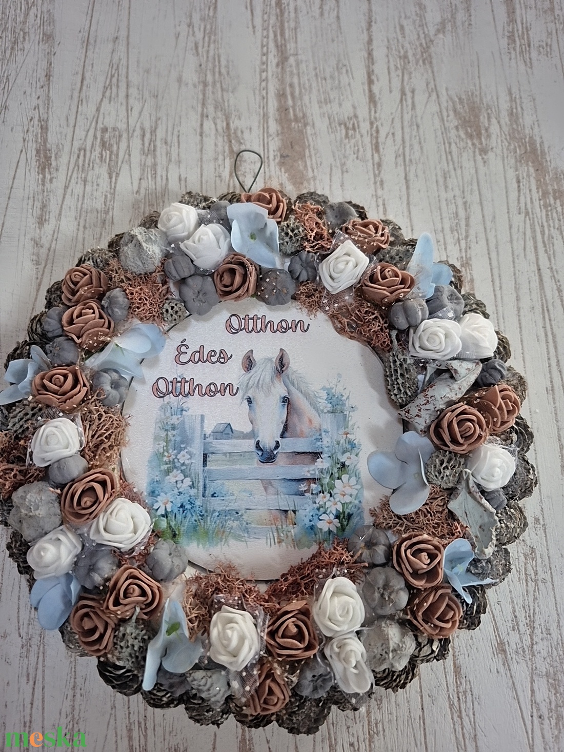 Édes otthon kopogtató  - otthon & életmód - dekoráció - ajtó- és ablak dekoráció - ajtódísz & kopogtató - Meska.hu