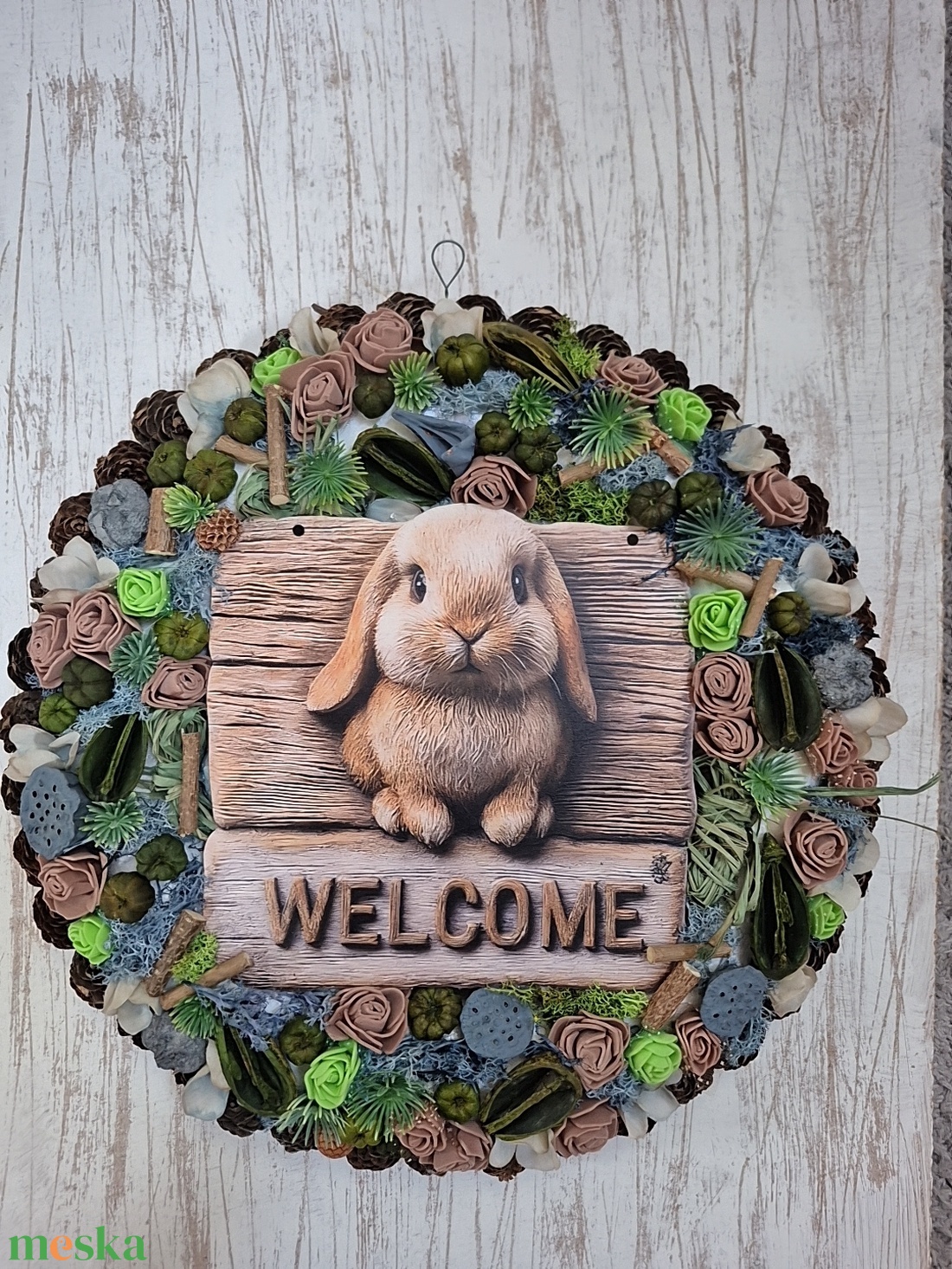 Nagyméretű kopogtató  - otthon & életmód - dekoráció - ajtó- és ablak dekoráció - ajtódísz & kopogtató - Meska.hu