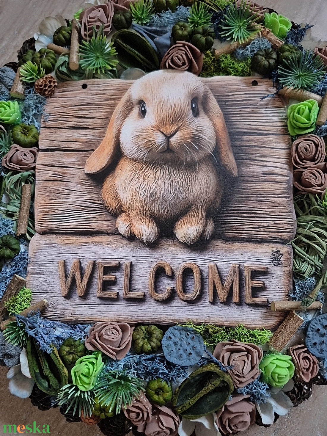 Nagyméretű kopogtató  - otthon & életmód - dekoráció - ajtó- és ablak dekoráció - ajtódísz & kopogtató - Meska.hu