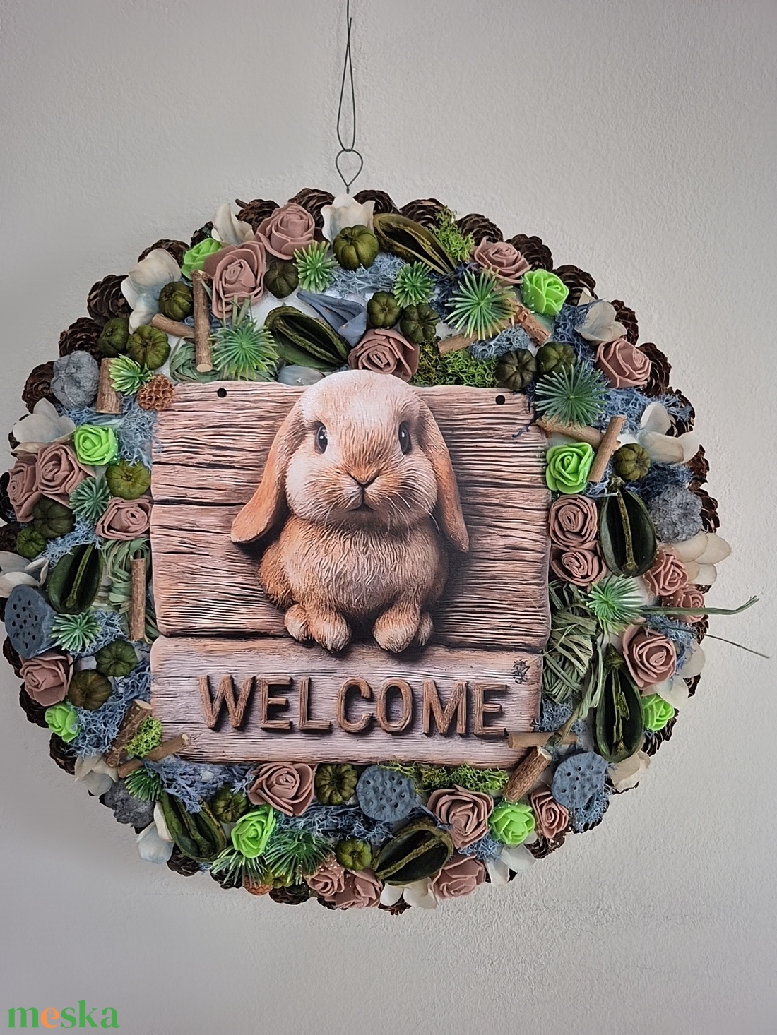 Nagyméretű kopogtató  - otthon & életmód - dekoráció - ajtó- és ablak dekoráció - ajtódísz & kopogtató - Meska.hu