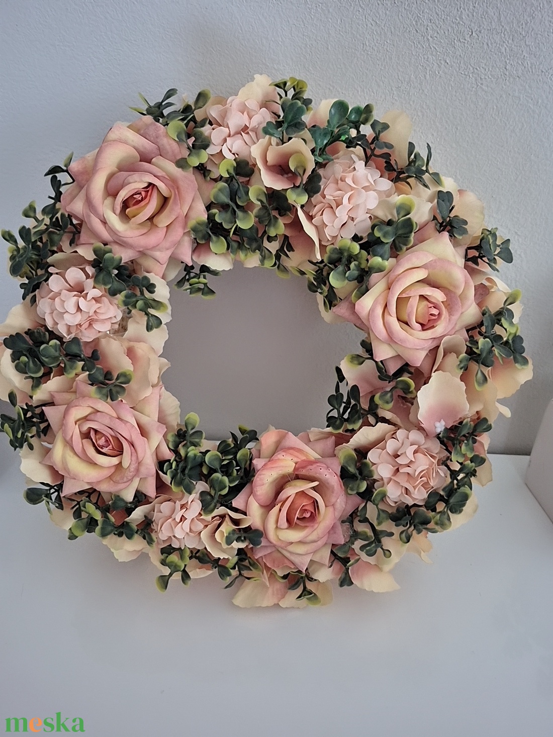 Kopogtató rózsás  - otthon & életmód - dekoráció - ajtó- és ablak dekoráció - ajtódísz & kopogtató - Meska.hu