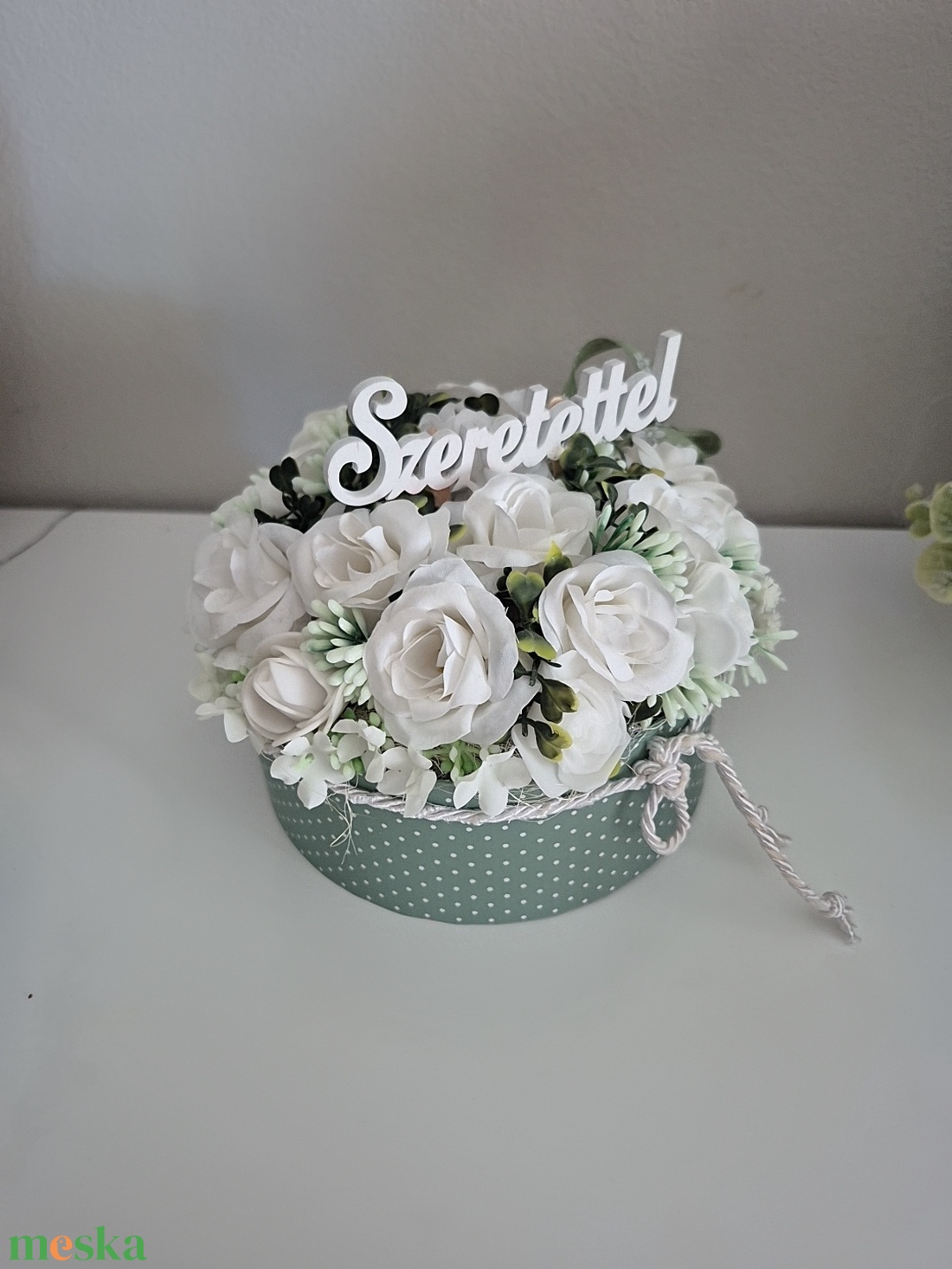 Virág box - otthon & életmód - virágdekoráció - virágok - virágbox - Meska.hu