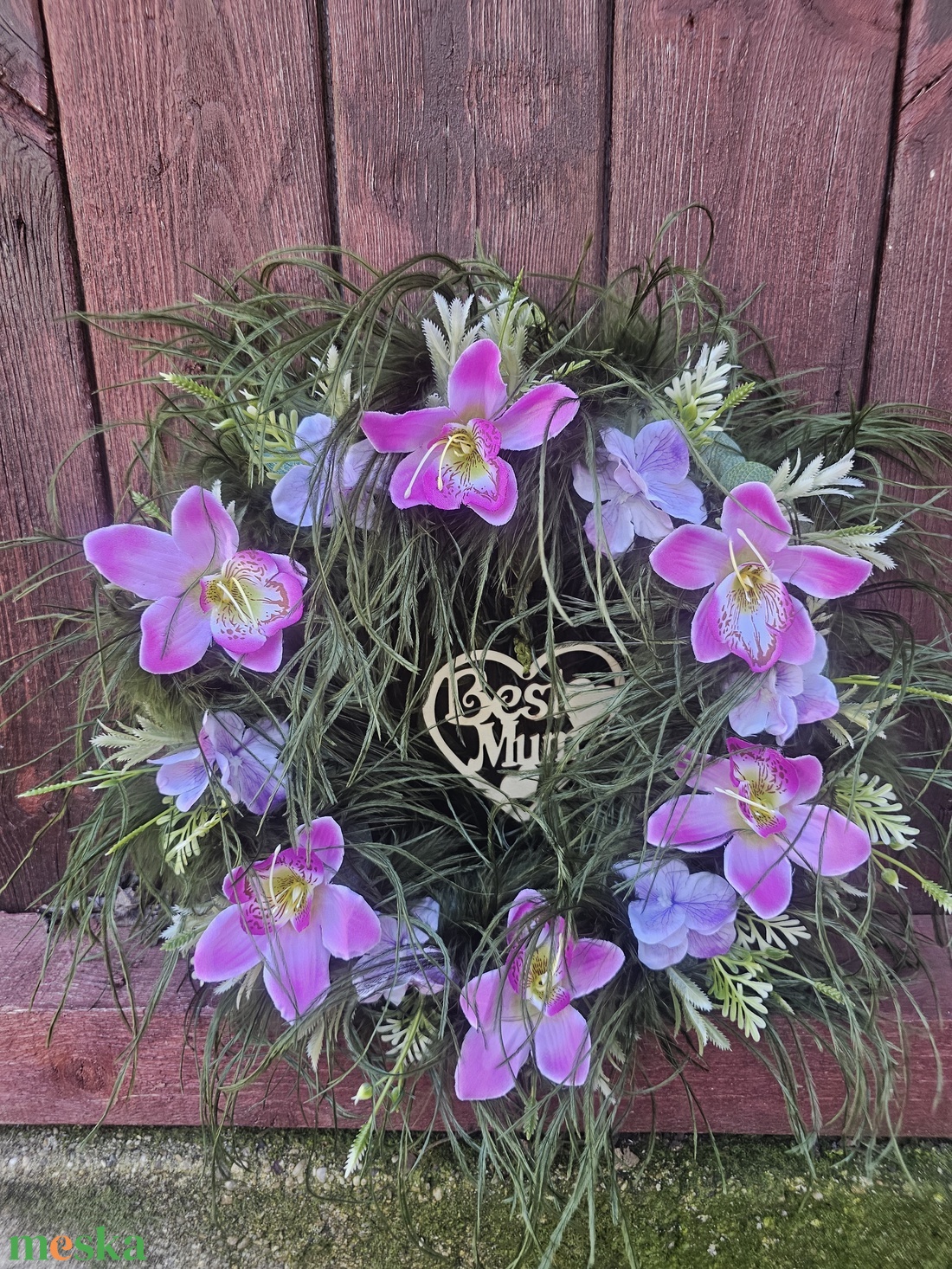 Anyák napi ajtódísz tollas - otthon & életmód - dekoráció - ajtó- és ablak dekoráció - ajtódísz & kopogtató - Meska.hu