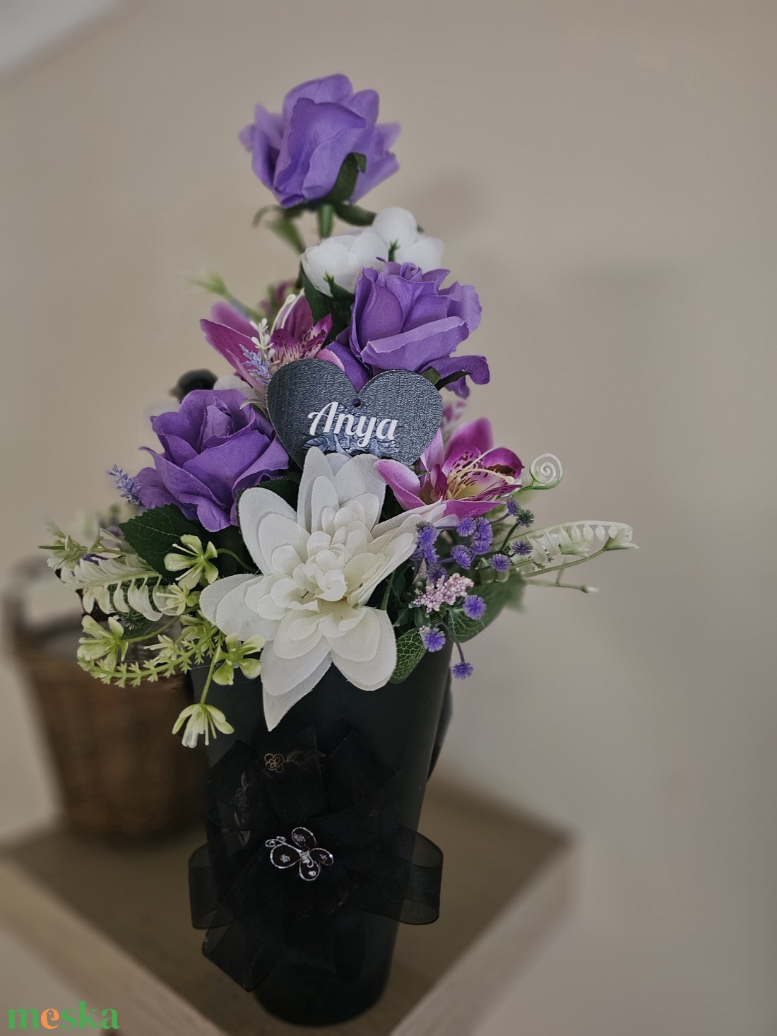 Anyák napi sírdísz - otthon & életmód - vallás - temetkezési tárgy - sírdísz, kegyeleti dísz - Meska.hu