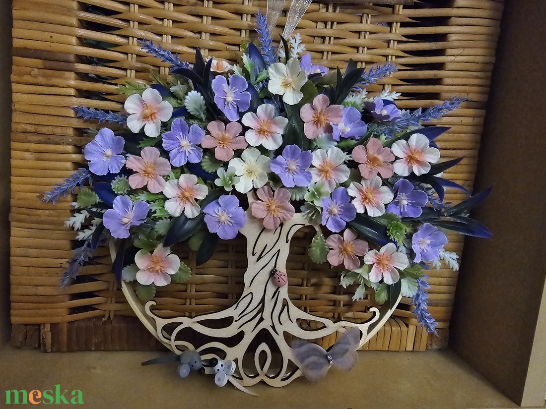 Életfa anyák napjára  - otthon & életmód - dekoráció - ajtó- és ablak dekoráció - ajtódísz & kopogtató - Meska.hu