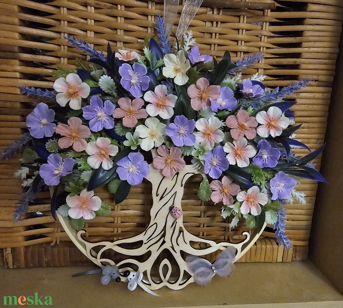 Életfa anyák napjára  - otthon & életmód - dekoráció - ajtó- és ablak dekoráció - ajtódísz & kopogtató - Meska.hu