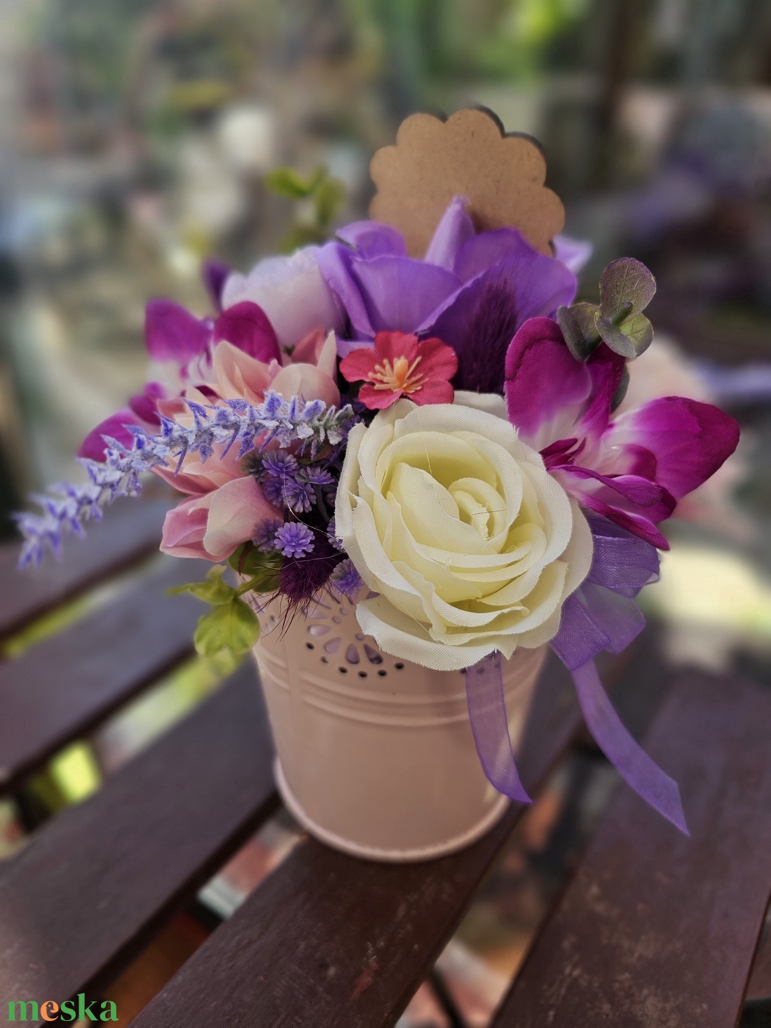 Anyák napi virág kaspó  - otthon & életmód - virágdekoráció - virágdíszek - virágdísz kaspóban - Meska.hu