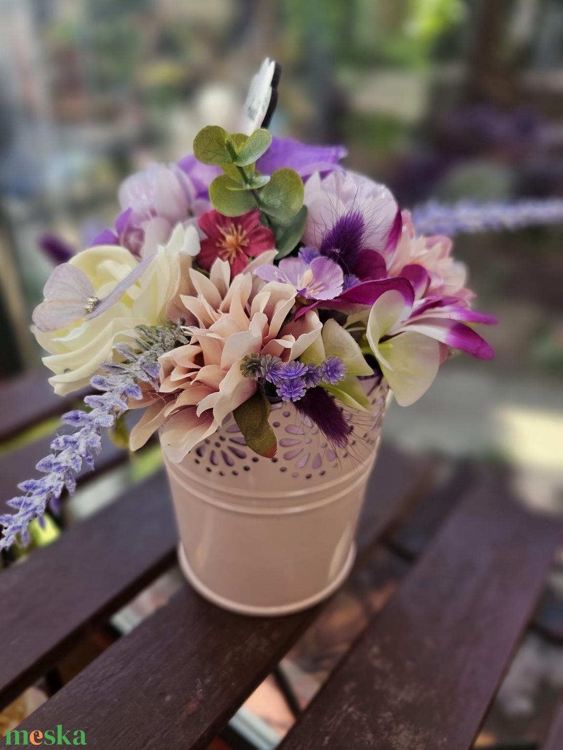 Anyák napi virág kaspó  - otthon & életmód - virágdekoráció - virágdíszek - virágdísz kaspóban - Meska.hu