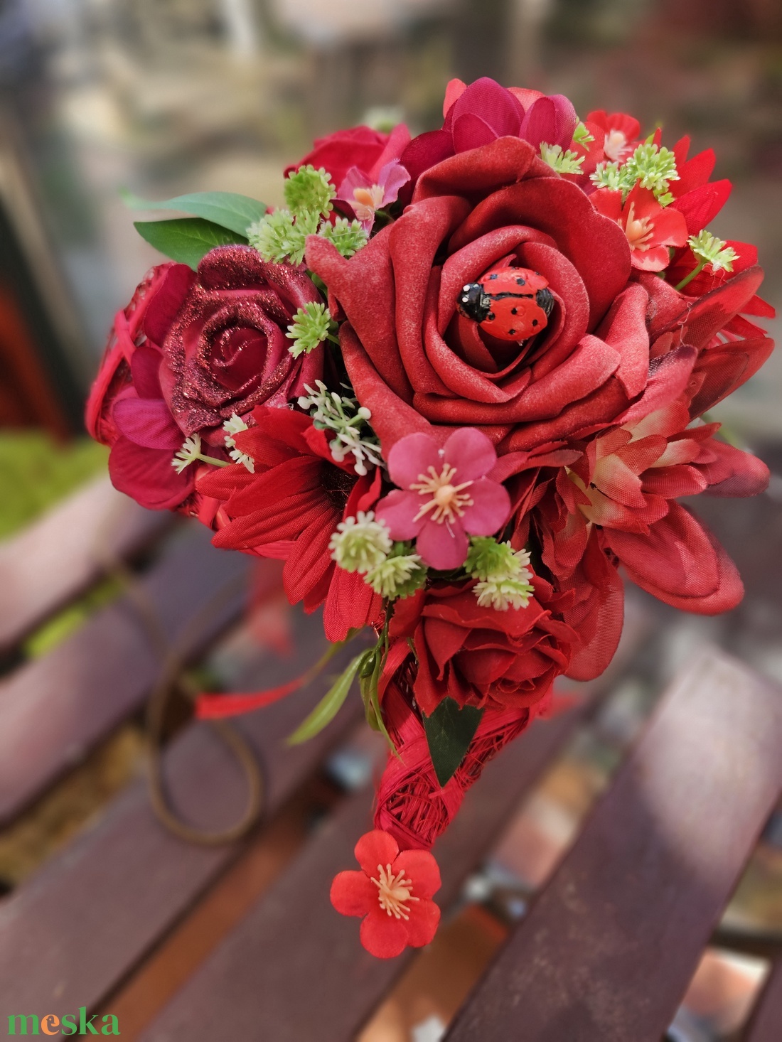 Ballagási vagy anyák napi csokor  - otthon & életmód - virágdekoráció - virágok - virágcsokor - Meska.hu