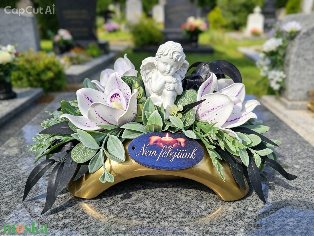 Halottak napi Sírdísz - otthon & életmód - vallás - temetkezési tárgy - sírdísz, kegyeleti dísz - Meska.hu
