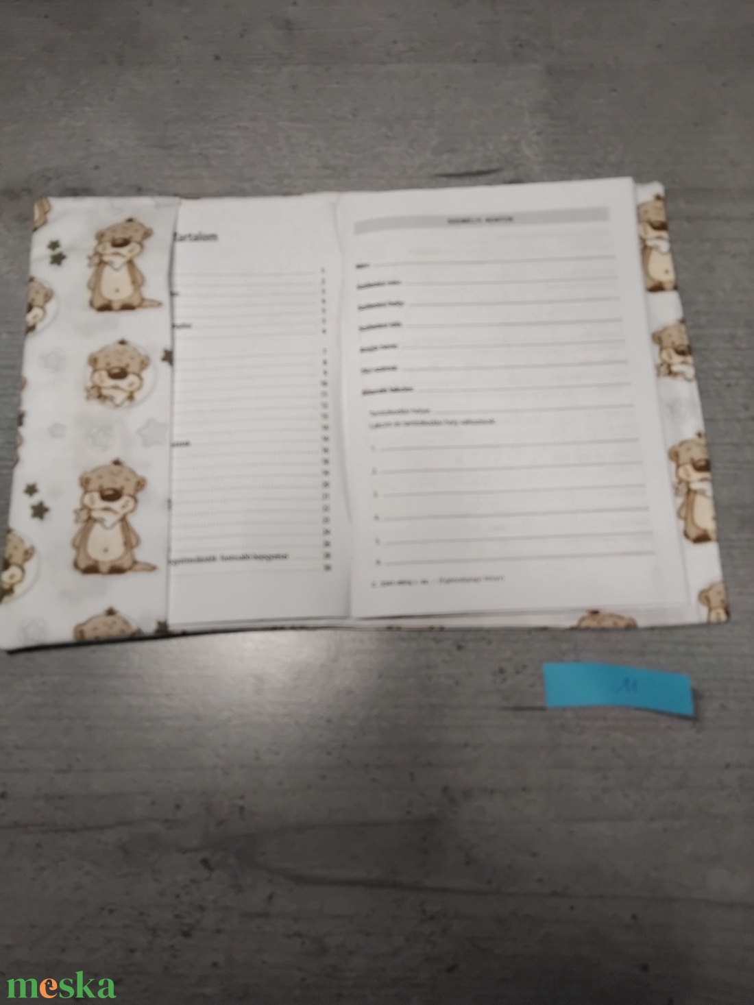 Egészségügyi kiskönyv borító - baba - mama - babaemlékek - egészségügyi kiskönyv borító - Meska.hu