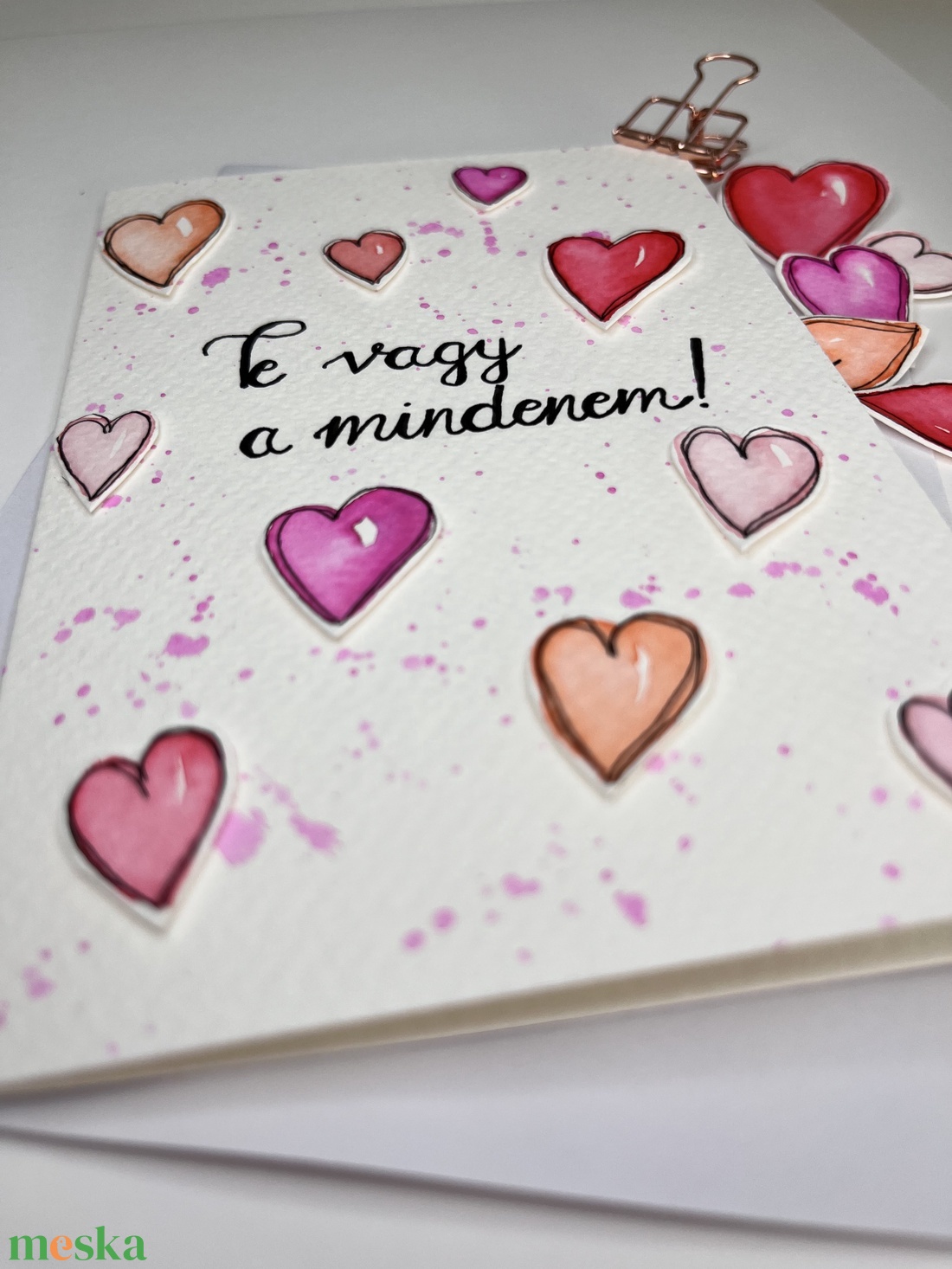 Valentin napi képeslap  - otthon & életmód - papír, írószer - Meska.hu
