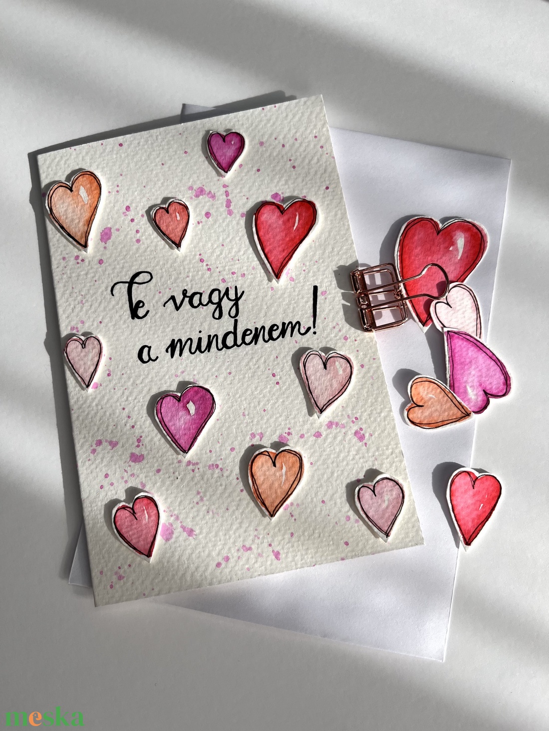 Valentin napi képeslap  - otthon & életmód - papír, írószer - Meska.hu