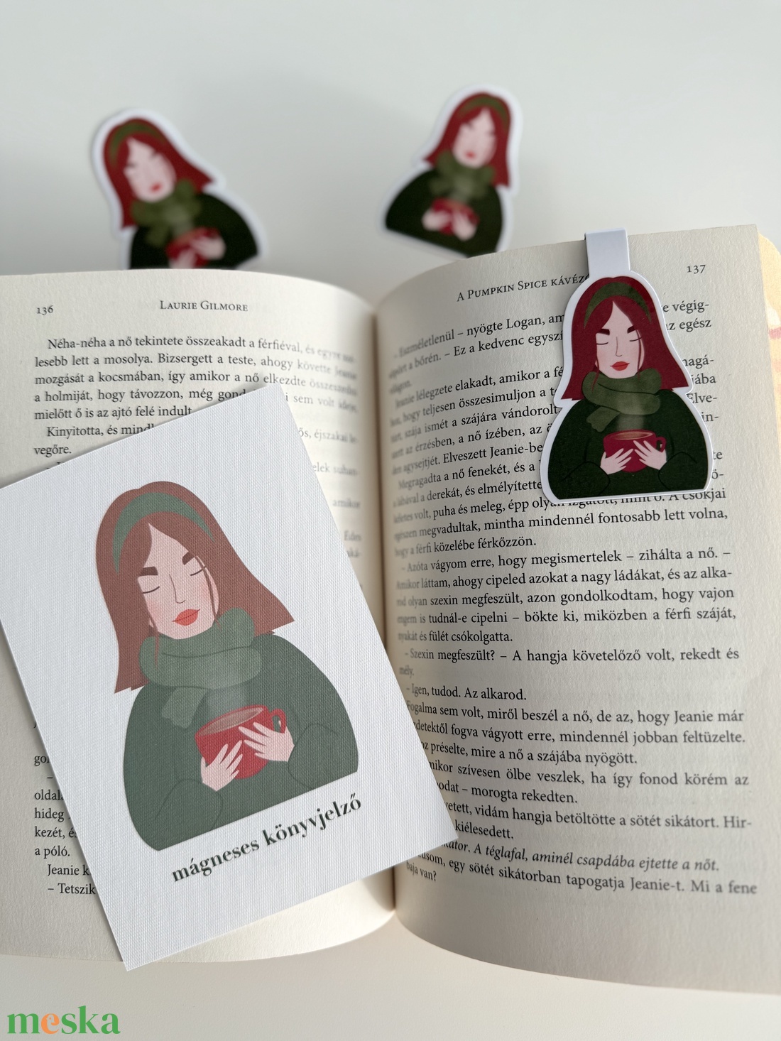 Olívia - mágneses könyvjelző - könyv & zene - könyvjelző - Meska.hu Olívia - mágneses könyvjelző - könyv & zene - könyvjelző - Meska.hu