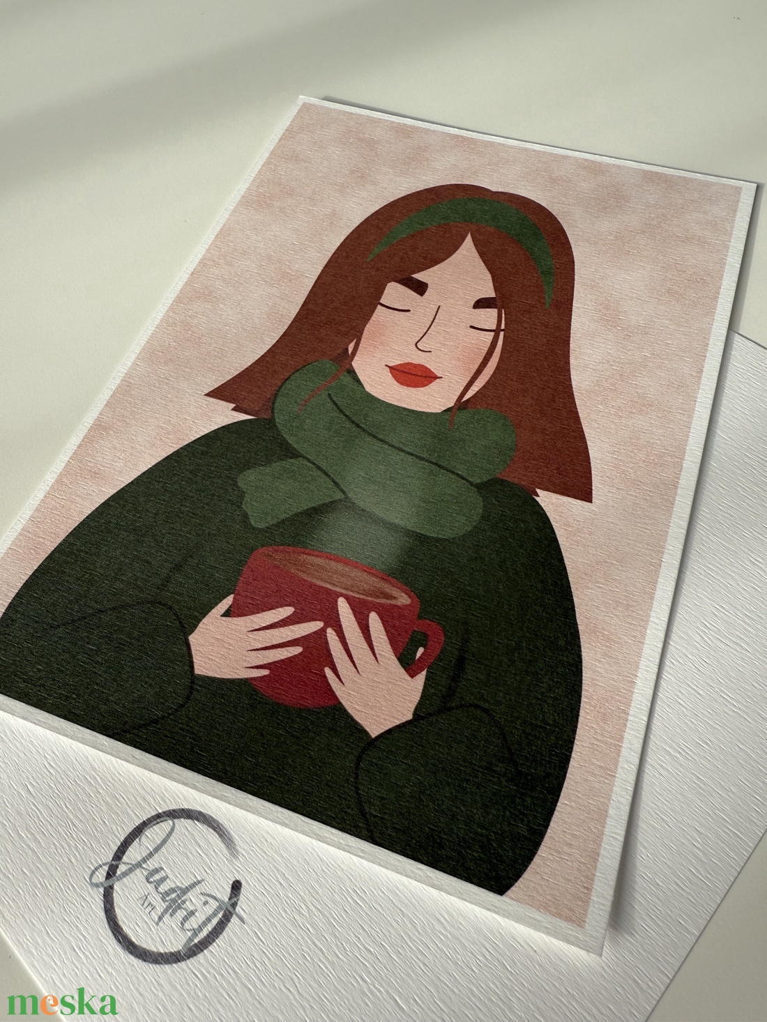 Olívia - A5-ös print - otthon & életmód - dekoráció - kép & falikép - plakát - Meska.hu