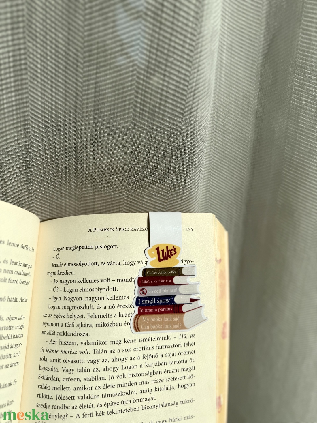 Gilmore girls könyvek mágneses könyvjelző - könyv & zene - könyvjelző - Meska.hu