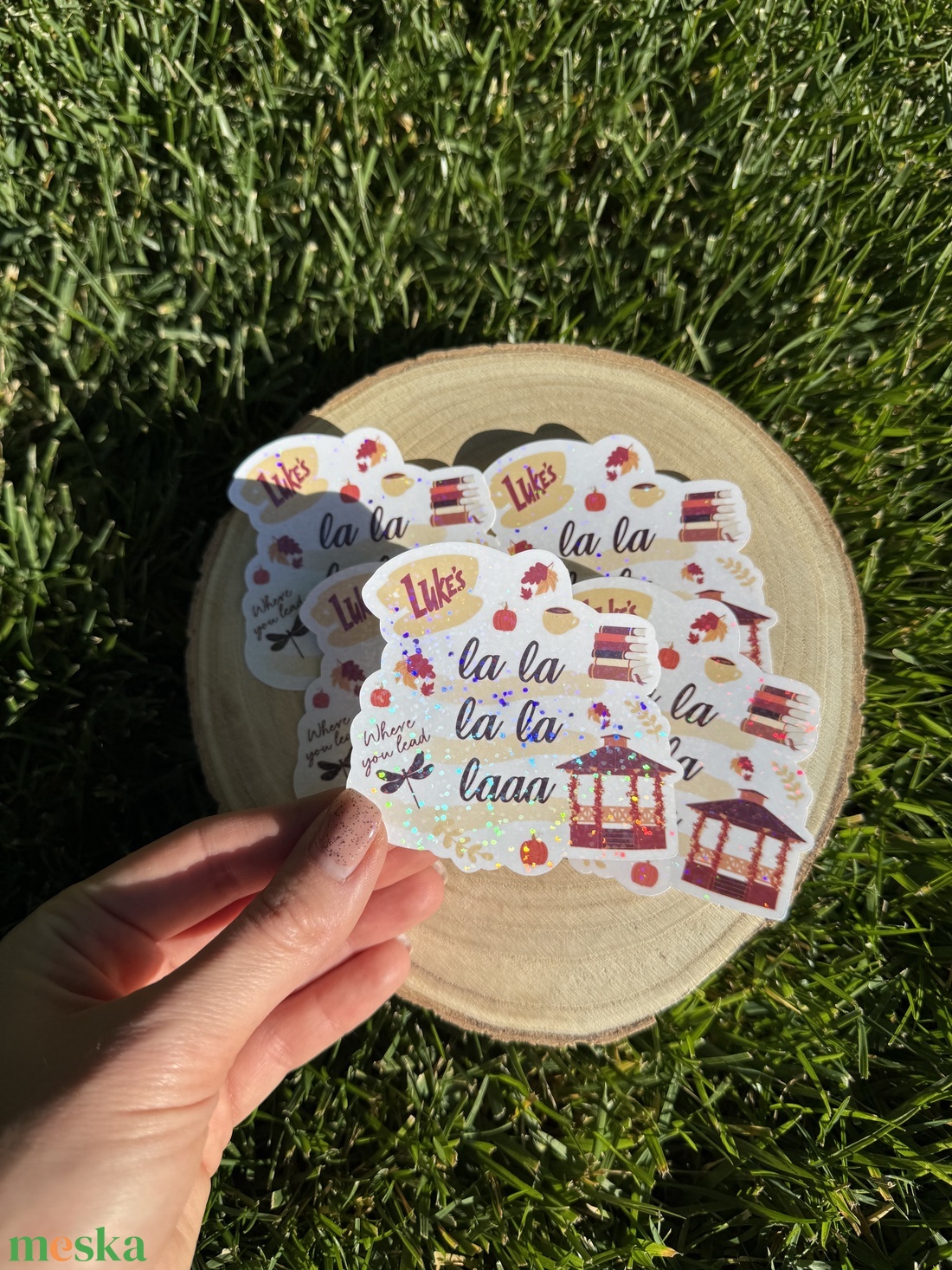 Gilmore girls - nagy vízálló matrica  - otthon & életmód - papír, írószer - matrica, matrica csomag - Meska.hu