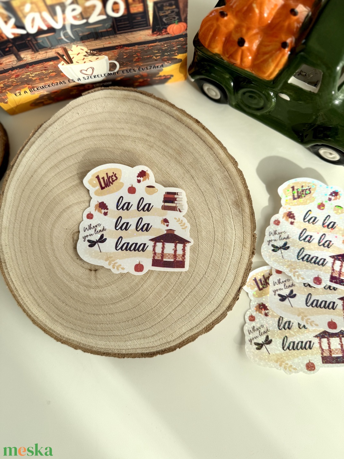 Gilmore girls - nagy vízálló matrica  - otthon & életmód - papír, írószer - matrica, matrica csomag - Meska.hu