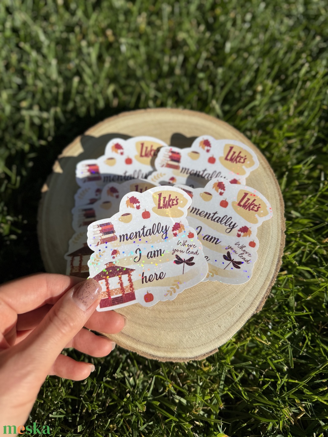 Gilmore girls - nagy vízálló matrica  - otthon & életmód - papír, írószer - matrica, matrica csomag - Meska.hu