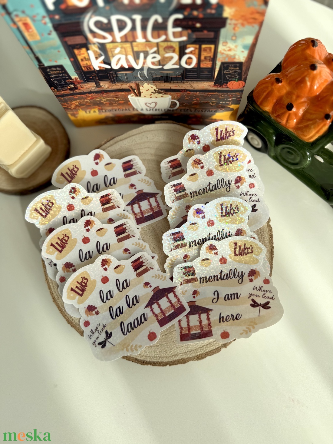 Gilmore girls - nagy vízálló matrica  - otthon & életmód - papír, írószer - matrica, matrica csomag - Meska.hu