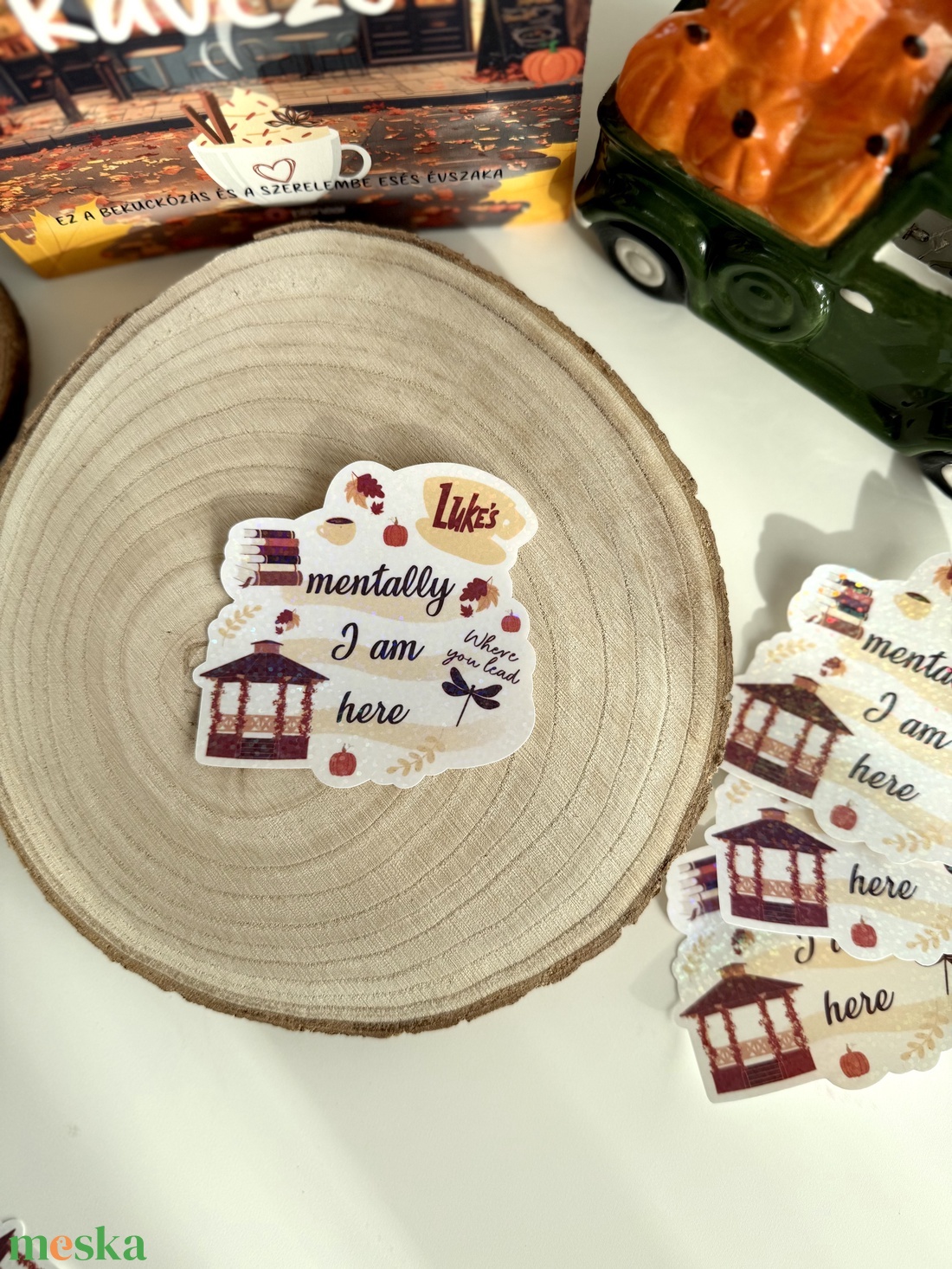 Gilmore girls - nagy vízálló matrica  - otthon & életmód - papír, írószer - matrica, matrica csomag - Meska.hu