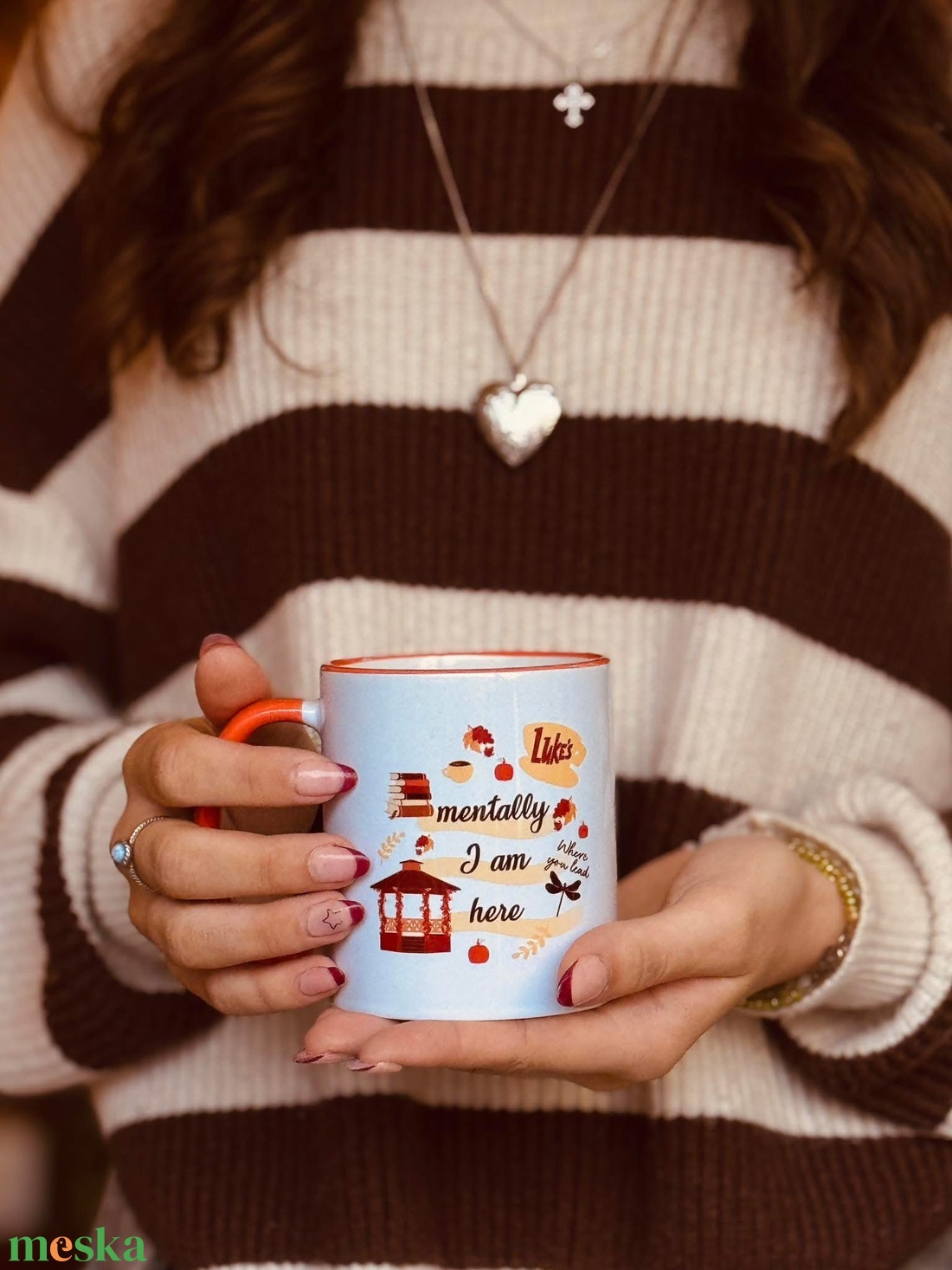 Gilmore - kerámia bögre  - otthon & életmód - konyhafelszerelés, tálalás - tálalás - bögre & csésze - Meska.hu