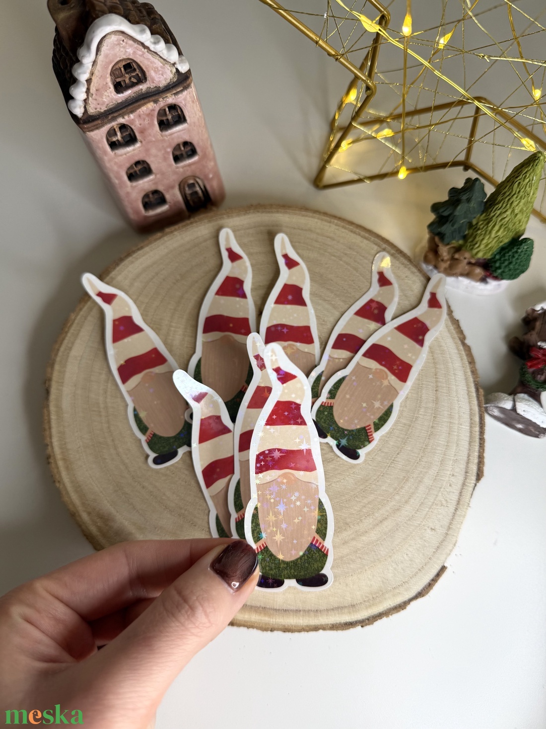 Ünnepi vinyl matrica - otthon & életmód - papír, írószer - matrica, matrica csomag - Meska.hu