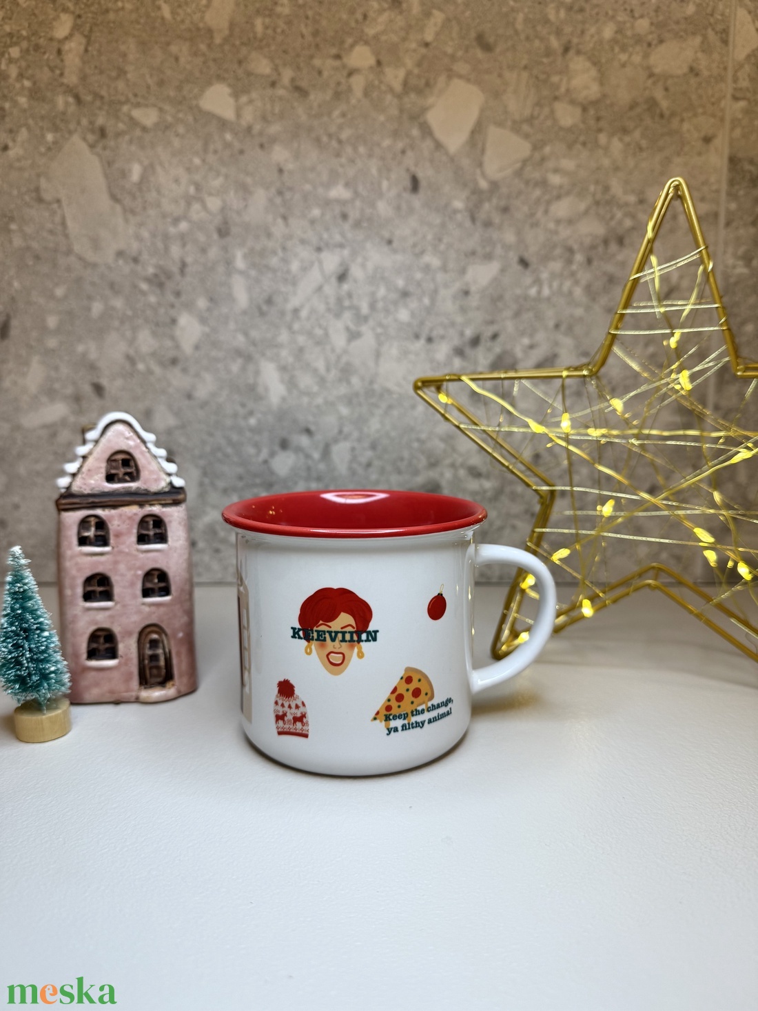 Keeviiin - kerámia bögre  - otthon & életmód - konyhafelszerelés, tálalás - tálalás - bögre & csésze - Meska.hu