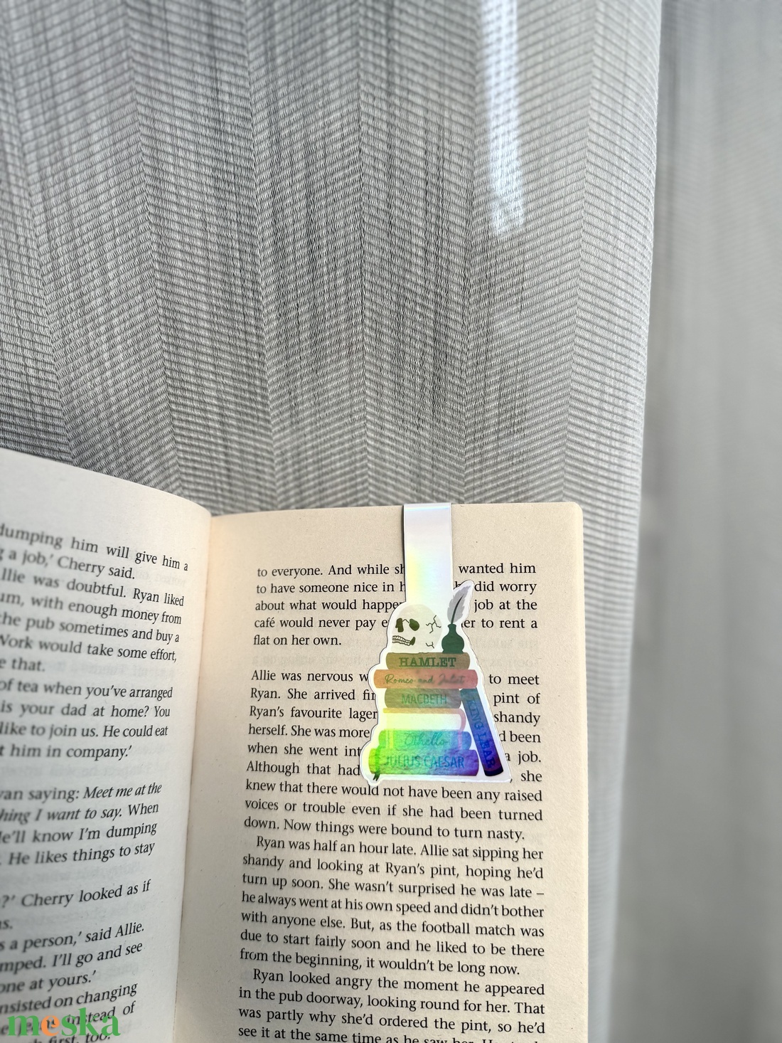 Shakespeare - mágneses könyvjelző  - könyv & zene - könyvjelző - Meska.hu