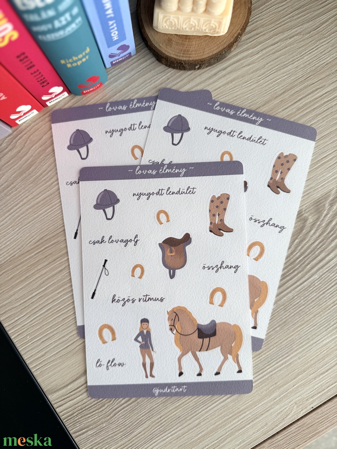 Lovas élmény - matricaív  - kellékek & szerszámok - dekorációs kellékek - matricaív - Meska.hu