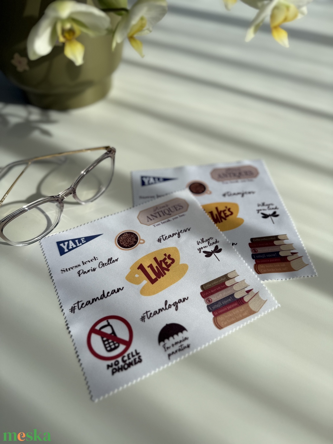 Gilmore - szemüvegtörlő kendő  - táska & tok - pénztárca & más tok - szemüvegtok - Meska.hu