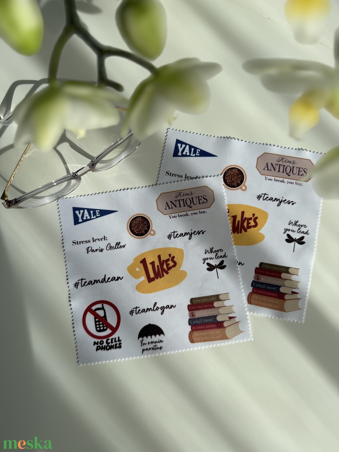 Gilmore - szemüvegtörlő kendő  - táska & tok - pénztárca & más tok - szemüvegtok - Meska.hu