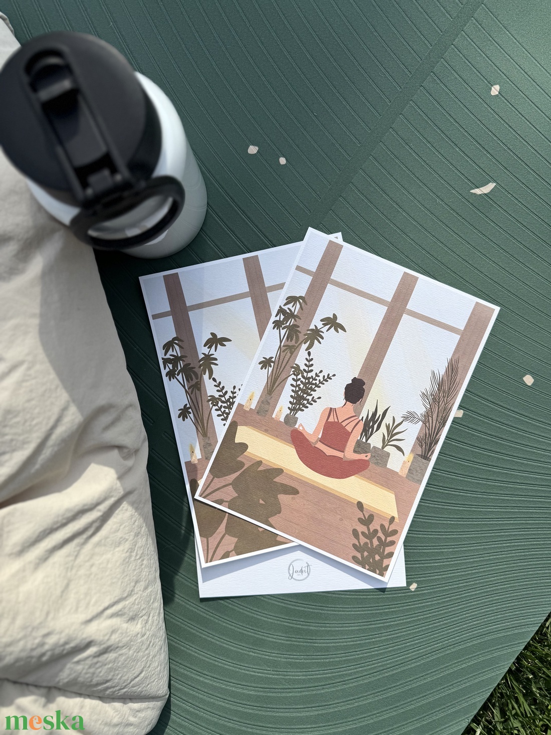 Jóga - A6 / A5 print  - otthon & életmód - dekoráció - kép & falikép - poszter - Meska.hu